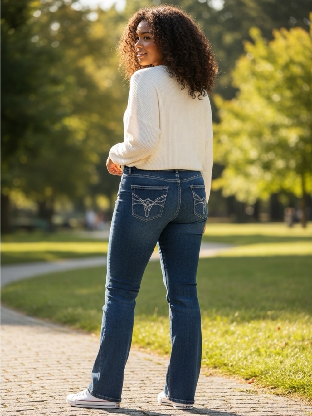 💥$5💥 Wrangler Women's Classic Blue Denim Jeans #949